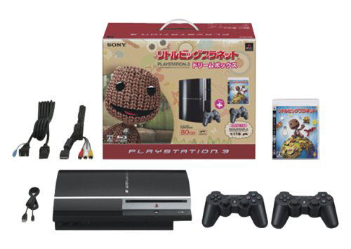 PlayStation3 Console (HDD 80GB LittleBigPlanet Dream Box) - Clear Black image 1