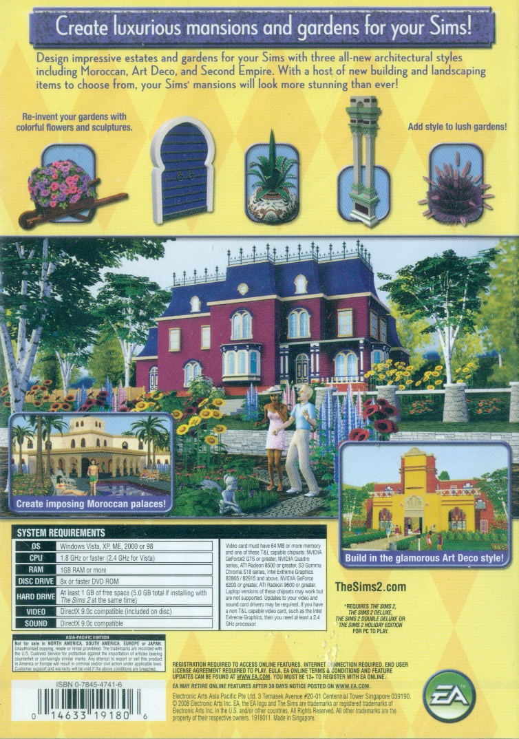 The Sims 2 Mansion & Garden Stuff (DVD-ROM) image 2