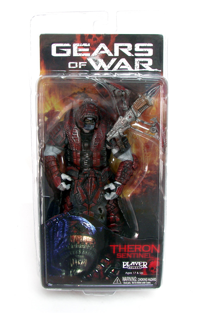Gears of War Series 2 Pre-Painted Action Figure: Theron Sentinel (Helmet) image 3