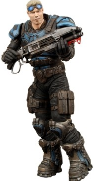 Gears of War Series 2 Pre-Painted Action Figure: Damon Baird_