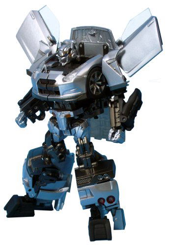 Transformers 1/32 Scale Pre-Painted Action Figure: Alternity Nissan GTR (Ultimate Metal Silver) image 1