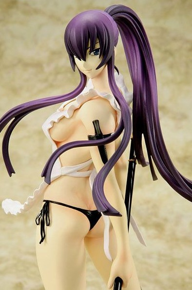 High School Of The Dead Non Scale Pre-Painted PVC Figure: Busujima Saeko image 1