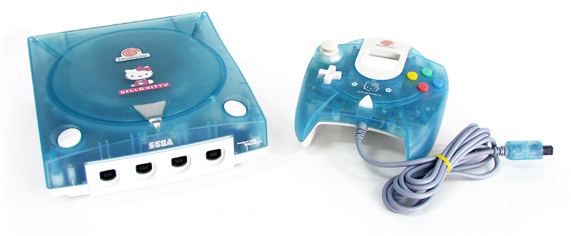 Dreamcast Console - Hello Kitty Special Edition Bundle blue version  (Japanese version) (loose) - Bitcoin & Lightning accepted