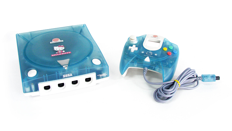 Dreamcast Console - Hello Kitty Special Edition Bundle blue version (Japanese version) (loose) image 1