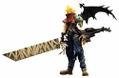Kingdom Hearts Play Arts Non Scale Pre-Painted PVC Figure: Cloud (Kingdom Hearts Version) thumbnail 1