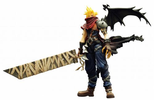 Kingdom Hearts Play Arts Non Scale Pre-Painted PVC Figure: Cloud (Kingdom Hearts Version) image 1