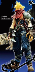 Kingdom Hearts Play Arts Non Scale Pre-Painted PVC Figure: Cloud (Kingdom Hearts Version) thumbnail 3