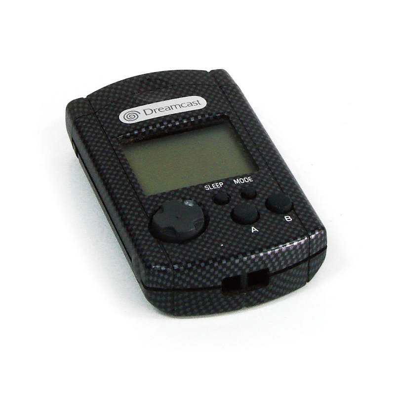 Dreamcast Visual Memory Card VMS/VMU (D-Direct Carbon Black Design) (loose) image 1
