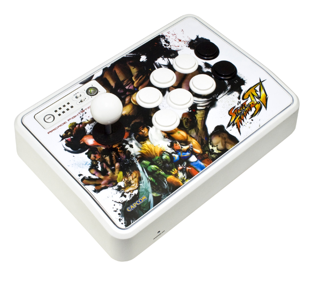 Joystick arcade (Xbox 360) Super Street Fighter IV - édition tournoi - blanc Joystick arcade (Xbox 360) Super Street Fighter IV - édition tournoi - blanc