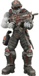 Gears of War Series 3 Pre-Painted Action Figure: Locust Grappler_