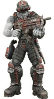 Gears of War Series 3 Pre-Painted Action Figure: Locust Grappler image 1