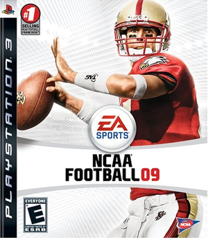 NCAA Football 09 (box slightly damaged)_