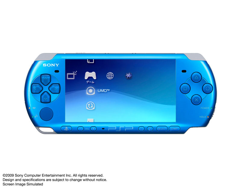 PSP PlayStation Portable Slim & Lite - Vibrant Blue (PSP-3000VB)