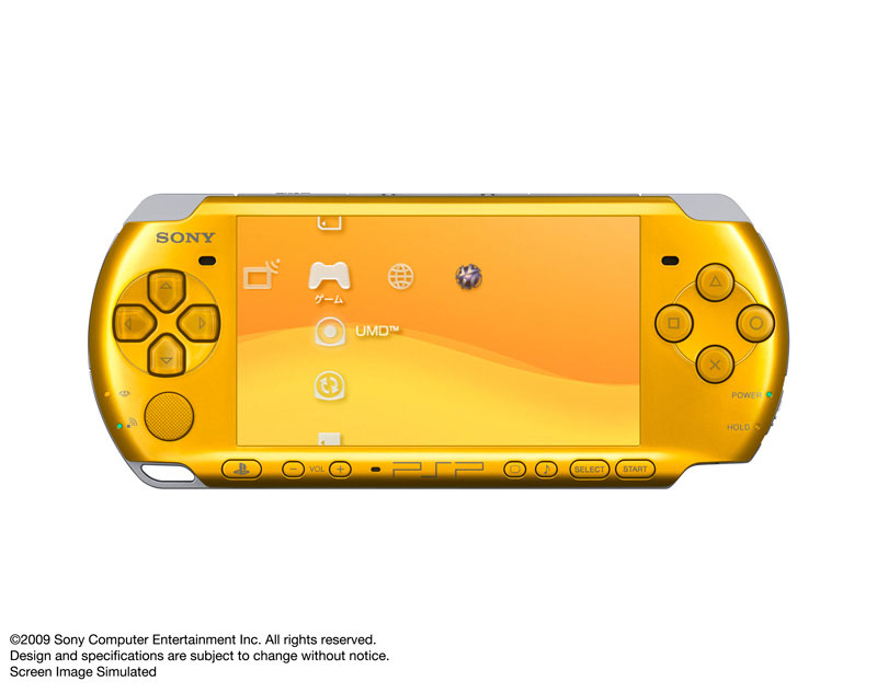 PSP PlayStation Portable Slim & Lite - Bright Yellow (PSP-3000BY)