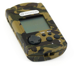 Dreamcast Visual Memory Card VMS/VMU (D-Direct Camouflage Design) (loose)_