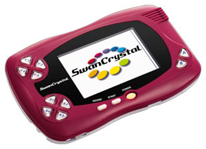 WonderSwan Crystal Console - Wine Red pre-owned