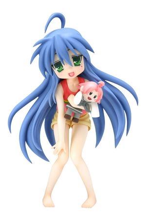 Dream Tech Lucky Star Non Scale Pre-Painted Figure: Izumi Konata (Wave Version)_