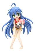 Dream Tech Lucky Star Non Scale Pre-Painted Figure: Izumi Konata (Wave Version) thumbnail 1