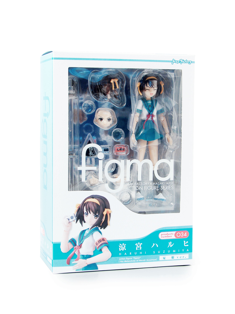 Suzumiya Haruhi no Yuutsu Non Scale Pre-Painted PVC Figure: figma Suzumiya Haruhi (Summer School Version) image 10