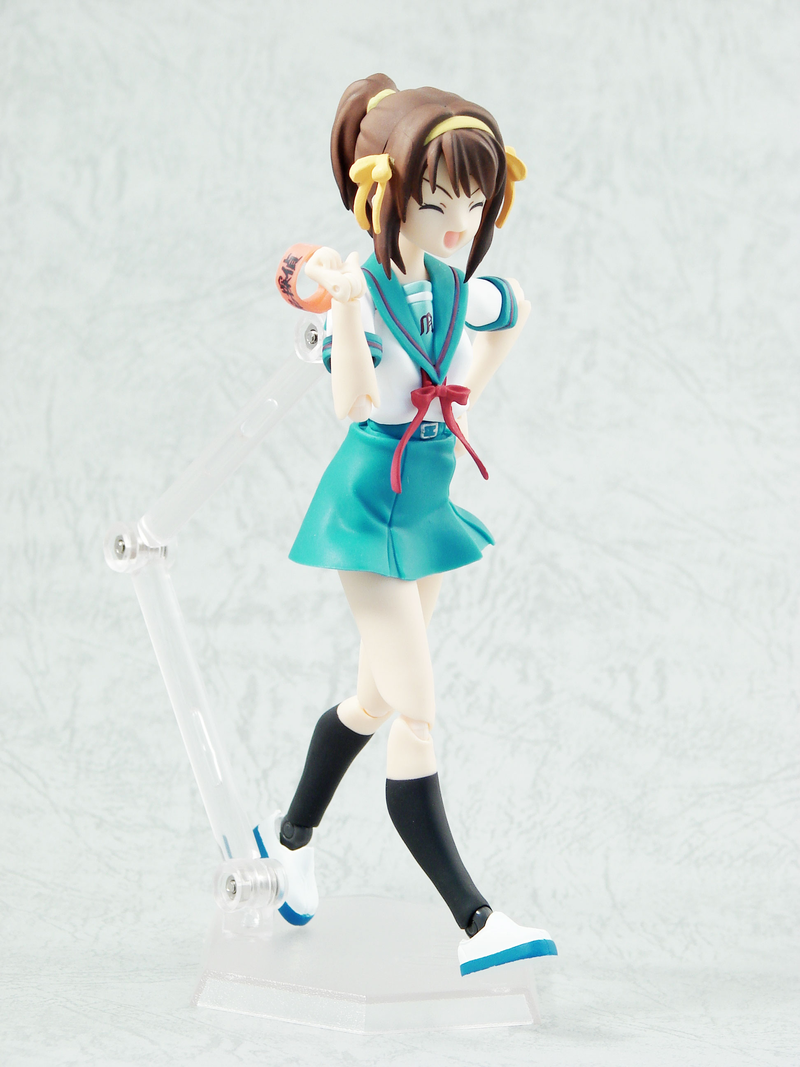 Suzumiya Haruhi no Yuutsu Non Scale Pre-Painted PVC Figure: figma Suzumiya Haruhi (Summer School Version) image 9