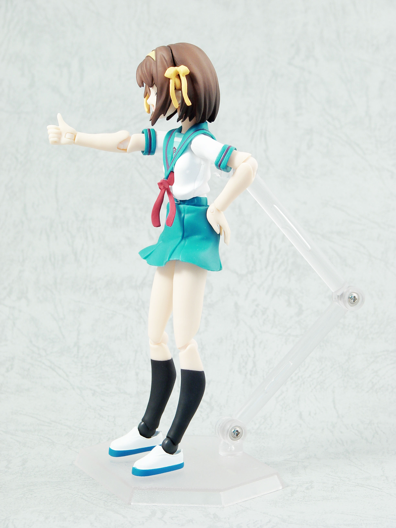 Suzumiya Haruhi no Yuutsu Non Scale Pre-Painted PVC Figure: figma Suzumiya Haruhi (Summer School Version) image 4