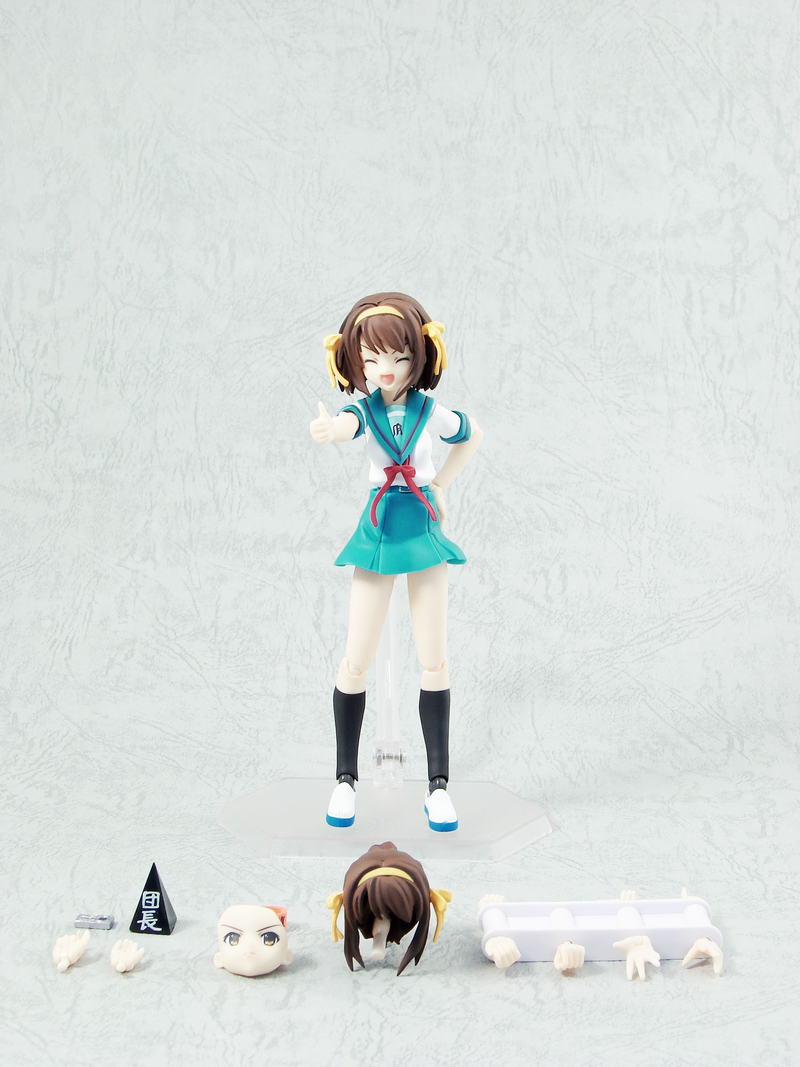 Suzumiya Haruhi no Yuutsu Non Scale Pre-Painted PVC Figure: figma Suzumiya Haruhi (Summer School Version) image 5