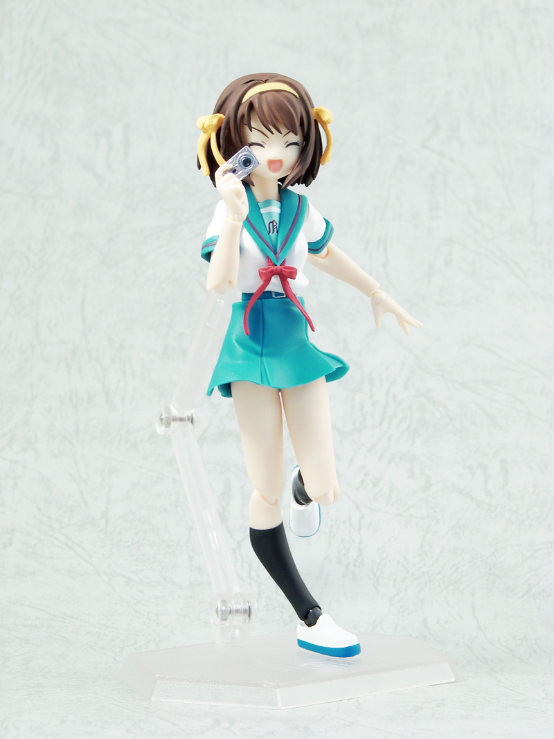 Suzumiya Haruhi no Yuutsu Non Scale Pre-Painted PVC Figure: figma Suzumiya Haruhi (Summer School Version) image 6