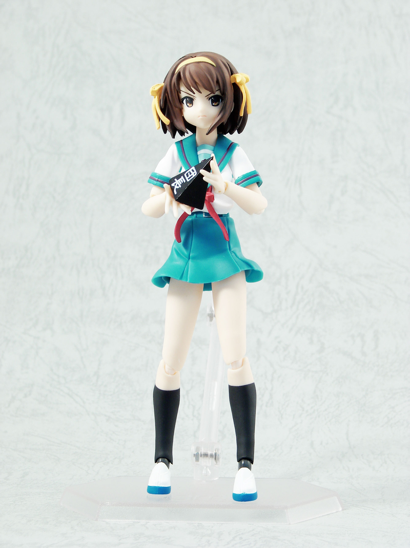 Suzumiya Haruhi no Yuutsu Non Scale Pre-Painted PVC Figure: figma Suzumiya Haruhi (Summer School Version) image 7