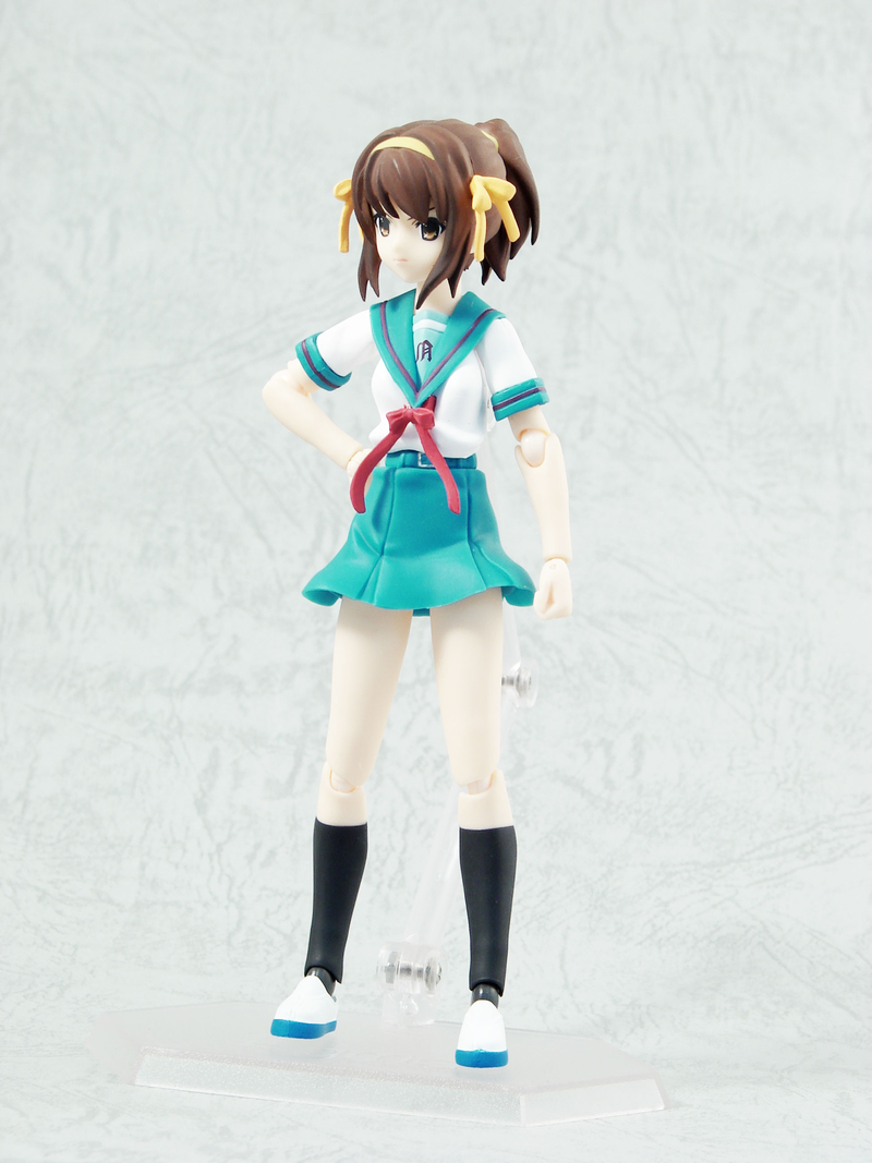 Suzumiya Haruhi no Yuutsu Non Scale Pre-Painted PVC Figure: figma Suzumiya Haruhi (Summer School Version) image 8