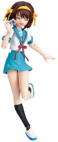 Suzumiya Haruhi no Yuutsu Non Scale Pre-Painted PVC Figure: figma Suzumiya Haruhi (Summer School Version) thumbnail 1