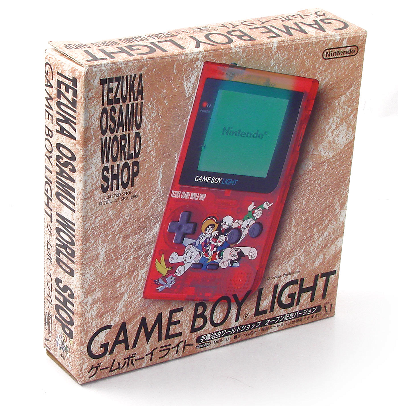 Game Boy Light Console - Astro Boy clear red Special Edition 