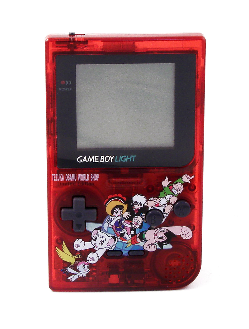 Game Boy Light Console - Astro Boy clear red Special Edition image 2