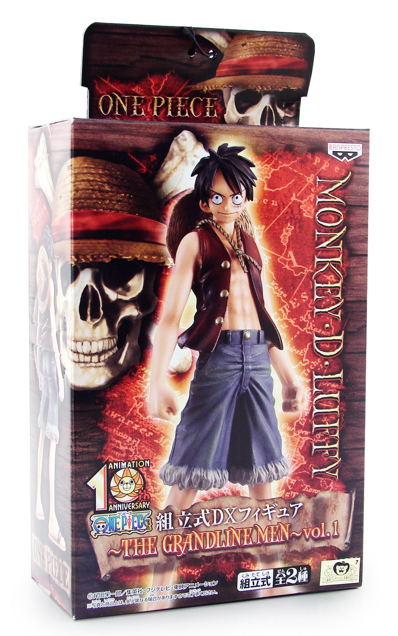 One Piece The Grandline Men Vol.1 Pre-Painted Figure: Luffy (Re-run) image 4