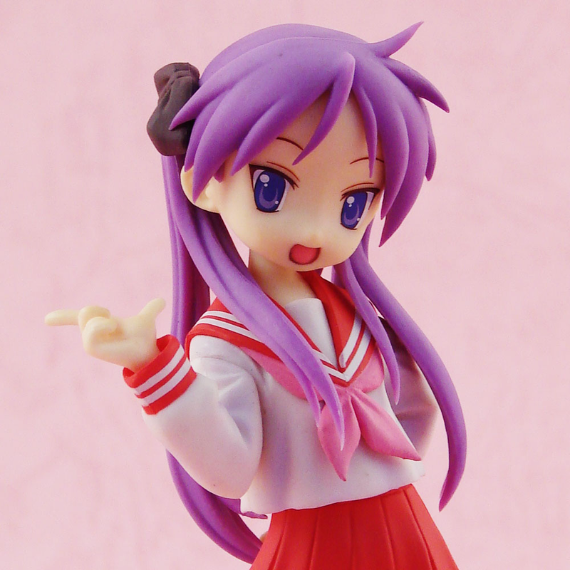 Lucky Star Treasure Figure Collection 1/12 Scale Pre-Painted PVC Figure: Hiiragi Kagami School (Uniform Version) image 1