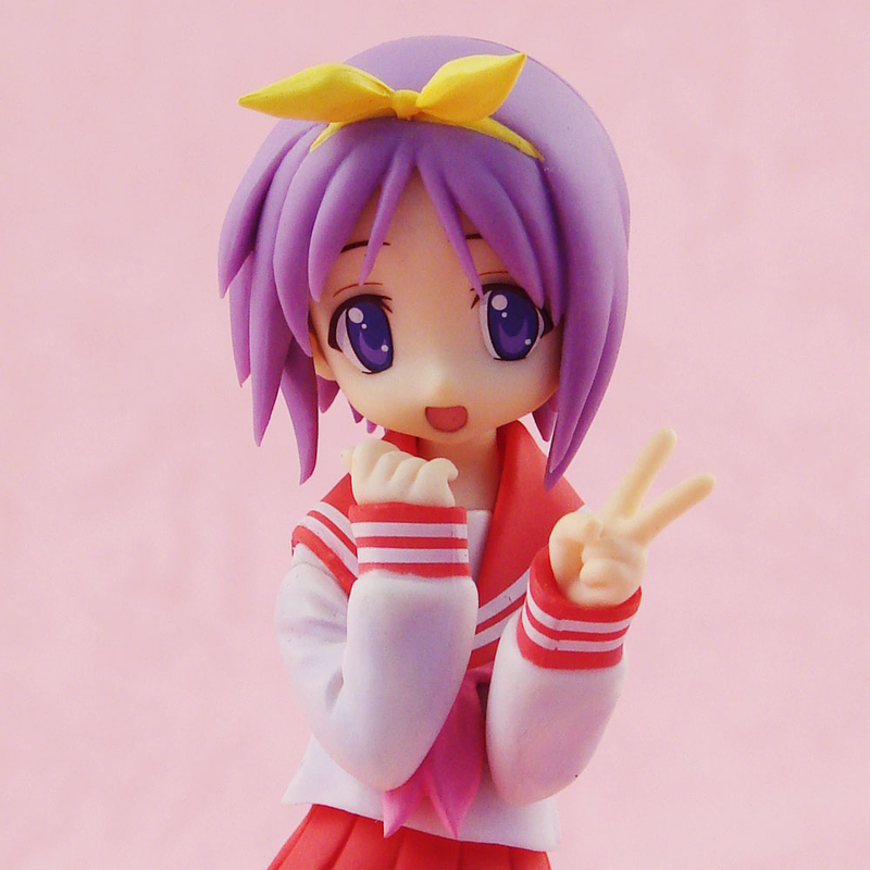 Lucky Star Treasure Figure Collection 1/12 Scale Pre-Painted PVC Figure: Hiiragi Tukasa School (Uniform Version) image 1