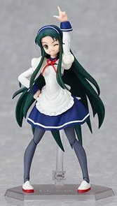 Suzumiya Haruhi no Yuutsu Non Scale Pre-Painted PVC Figure: figma Tsuruya San (Culture Festival Maid Version) image 4