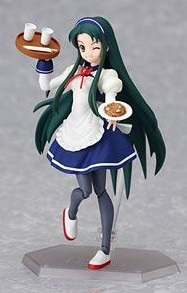 Suzumiya Haruhi no Yuutsu Non Scale Pre-Painted PVC Figure: figma Tsuruya San (Culture Festival Maid Version) image 5