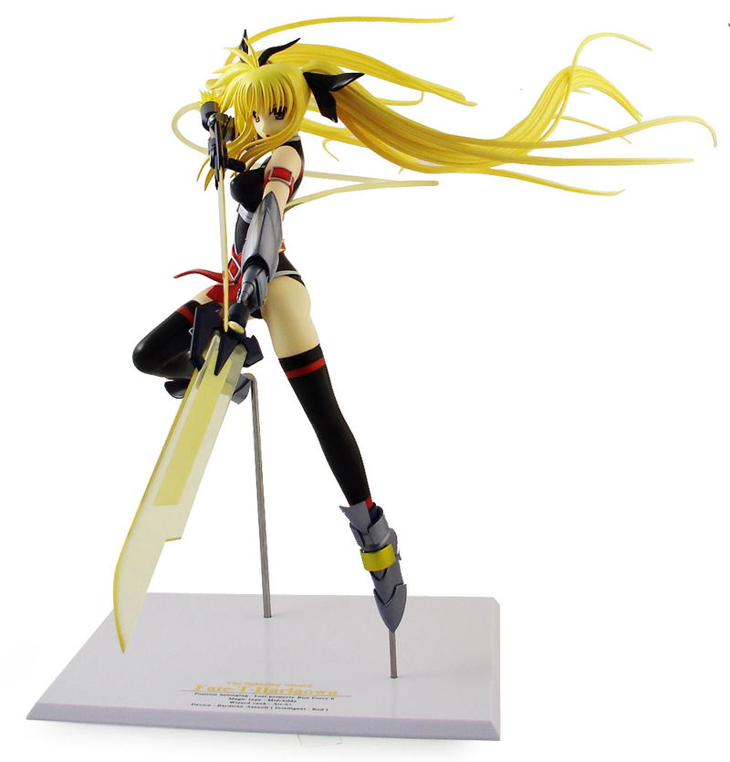 Magical Girl Lyrical Nanoha Striker S 1/7 Scale Pre-Painted PVC Figure: Fate T Harlaown True Sonic Form (Re-run) image 1