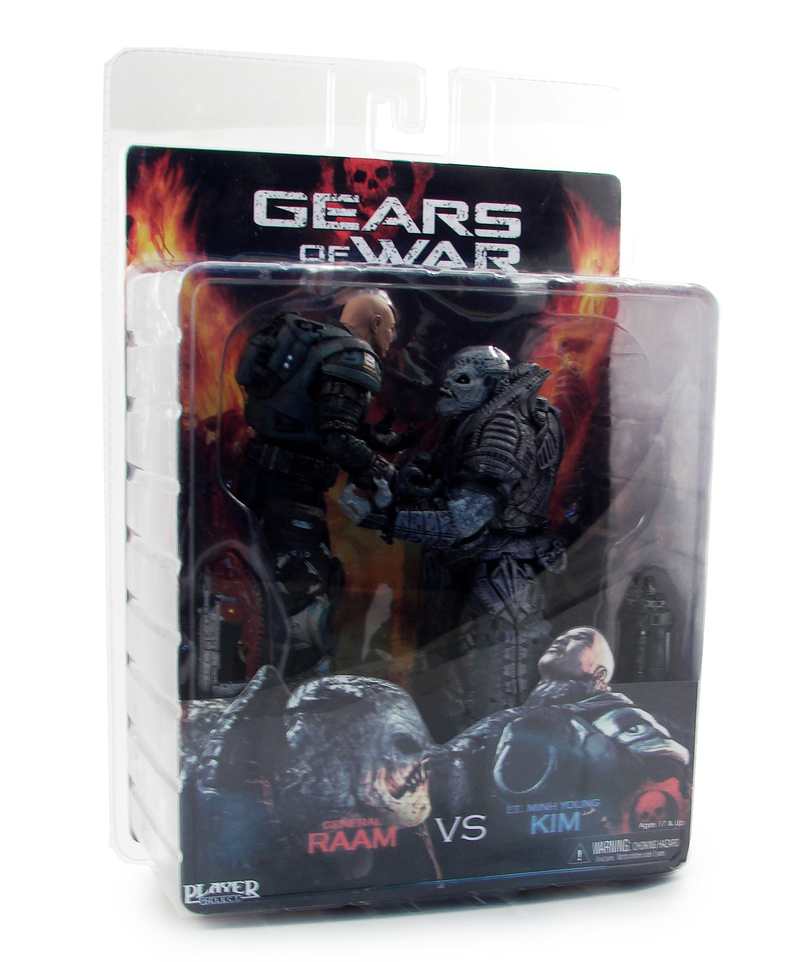Gears of War Series 2 Pre-Painted Action Figure: Ramm vs Kim image 1