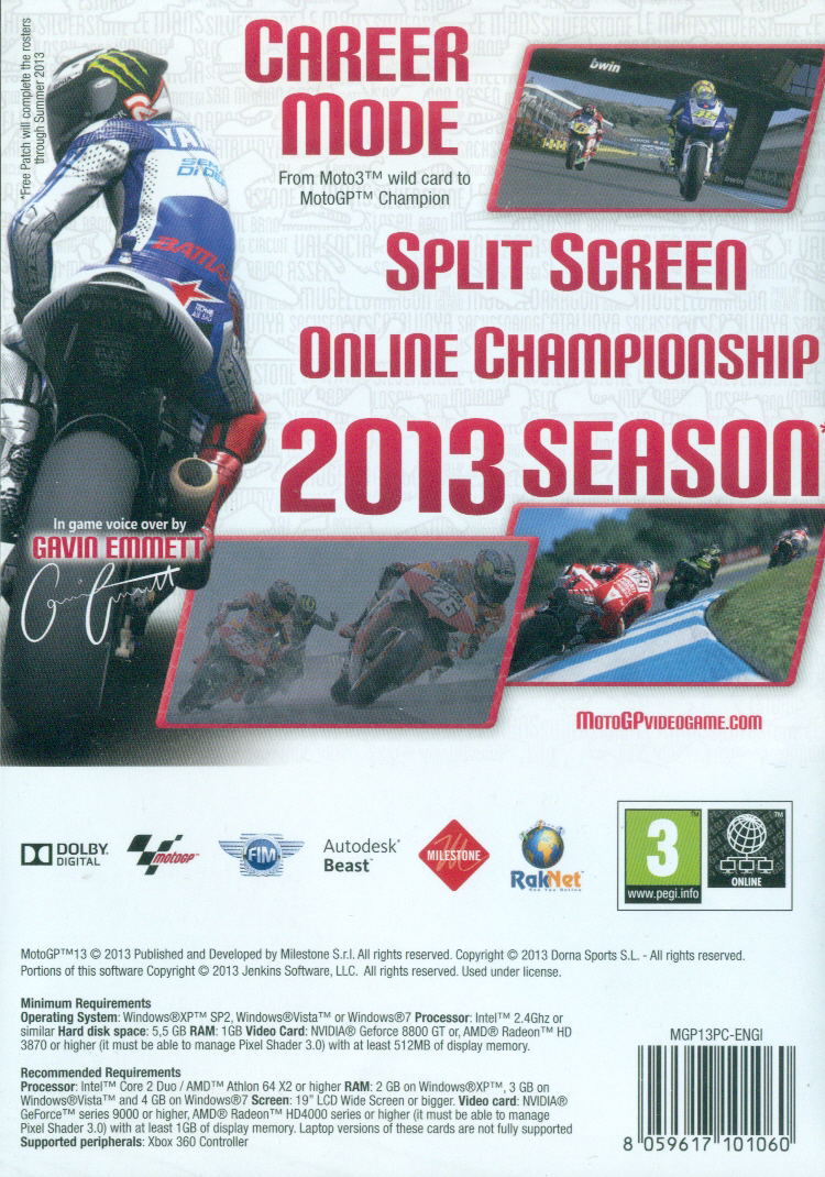 MotoGP 13 (DVD-ROM) for Windows