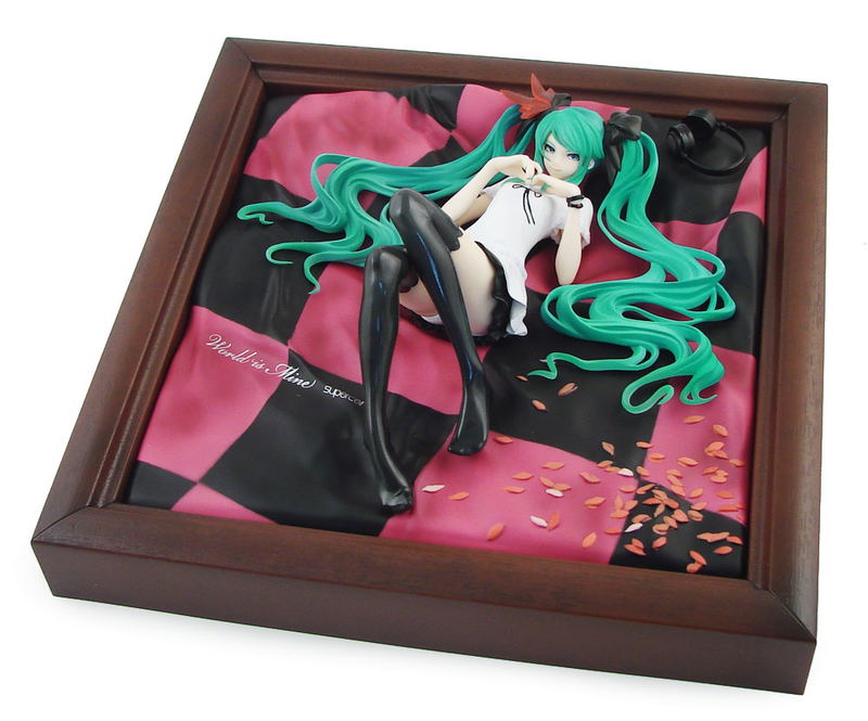 Character Vocal Series 01 1/8 Scale Pre-Painted PVC Figure: Miku Hatsune World is Mine Brown Frame Ver. (Re-run) image 3