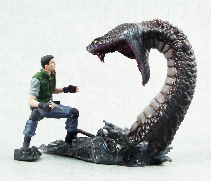 Bio Hazard Figure Collection Vol. 4 Pre-Painted Figure: Chris Redfield VS Yawn image 2