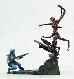 Bio Hazard Figure Collection Vol. 5 Pre-Painted Figure: Jill Valentine VS Chimera_