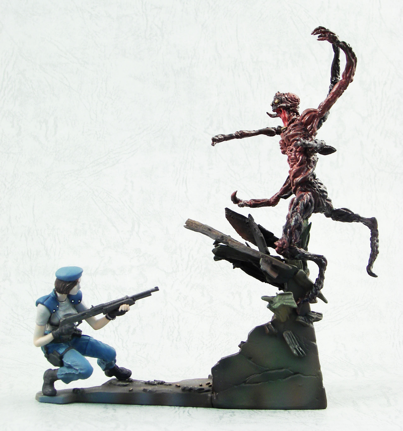 Bio Hazard Figure Collection Vol. 5 Pre-Painted Figure: Jill Valentine VS Chimera image 1