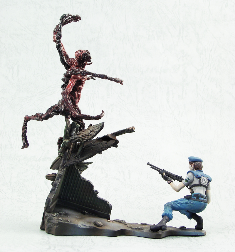 Bio Hazard Figure Collection Vol. 5 Pre-Painted Figure: Jill Valentine VS Chimera image 2