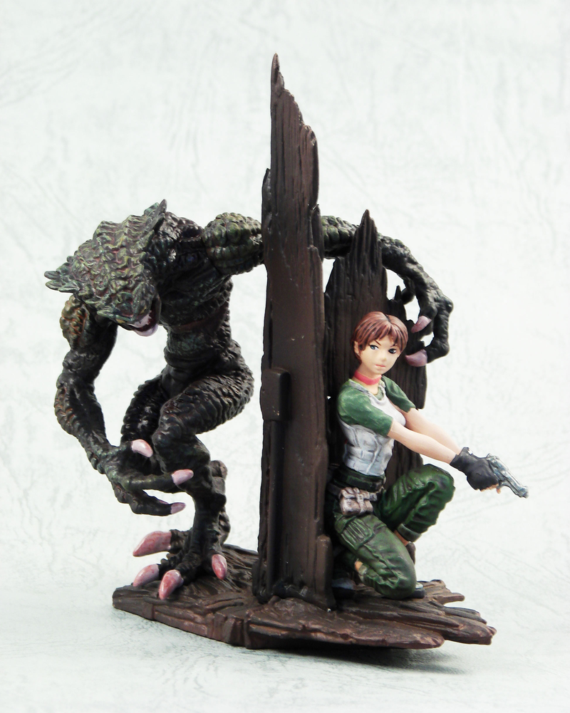 Bio Hazard Figure Collection Vol. 6 Pre-Painted Figure: Rebecca Chambers VS  Hunter