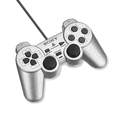 Dual Shock 2 Controller (Satin Silver) thumbnail 1