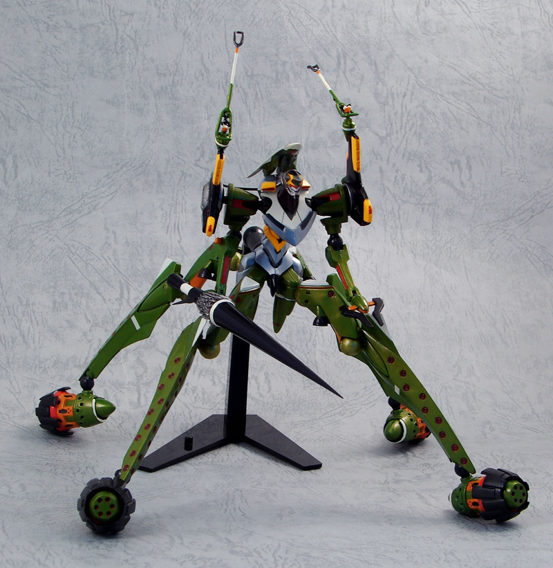 Revoltech Series No. 069 - Neon Genesis Evangelion: Rebuild of Evangelion Pre-Painted PVC Figure: Eva Provisional Unit-05 image 3