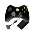 Xbox 360 Wireless Controller with Play & Charge Kit (Black) thumbnail 2