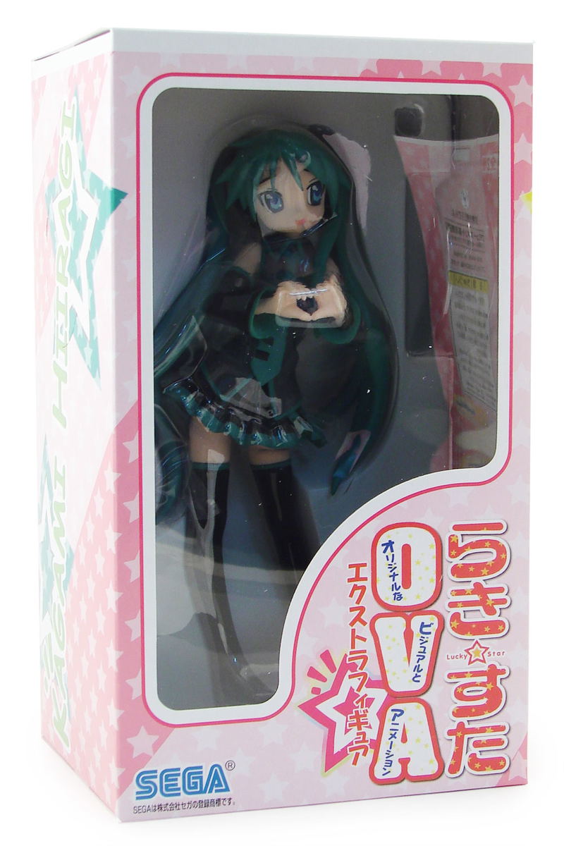 Lucky Star OVA EX Pre-Painted PVC Figure: Hiiragi Kagami (Miku Version) image 4